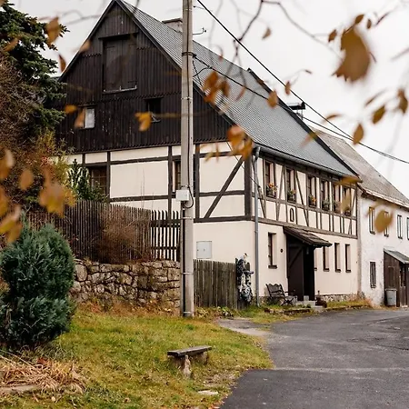 Chalupa Hrazdenka V Krusnych Horach Horni Blatna Exterior photo